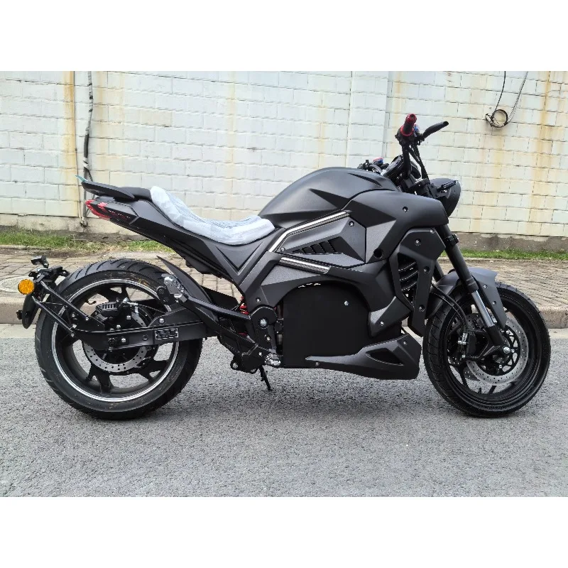 2025 أحدث عالية السرعة 3000 واط الكهربائية سباق الدراجات النارية 72 فولت محور عجلات المحرك 40 أمبير بطارية ليثيوم 100 كم/ساعة سرعة 70 كجم المدى الكهربائية #2