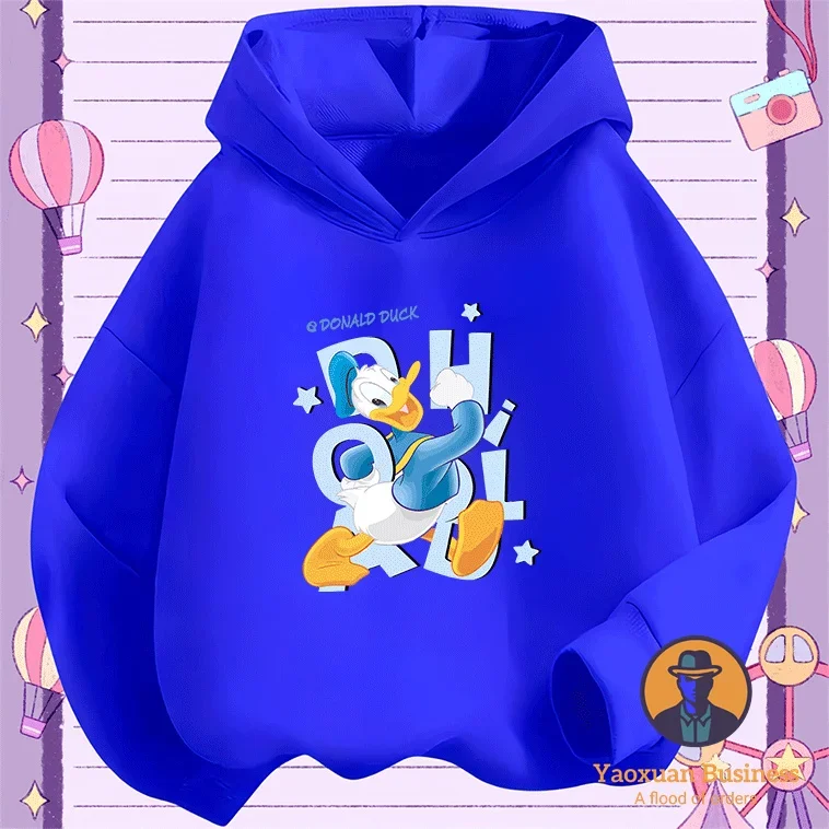 Quente disney mickey mouse meninas meninos moletom bonito dos desenhos animados impressão quente à prova de vento outono inverno moda
