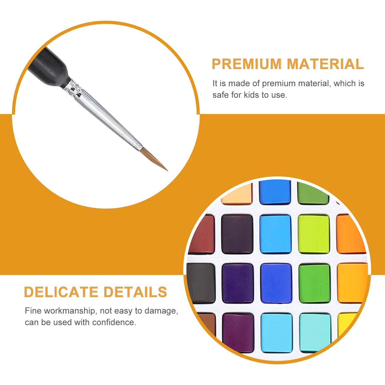 1 set 1 Set Solid Watercolor Pigment Kit For Artists Adults Professional Portable Painting Tools Drawing Practice Colorful