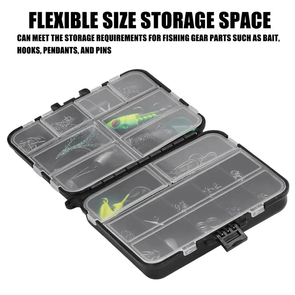 

Lure Storage Box for Lure Accessories Bait Hook Tool Storage Case Waterproof Fishing Tackle Organizer M9Z0