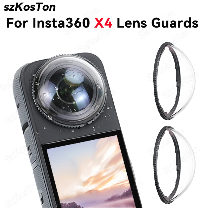 Lens Guard for Insta360 X4 Optical Plastics/Glass Lens Protective Cover Lens Protector For Insta 360 X4 Camera Accessories