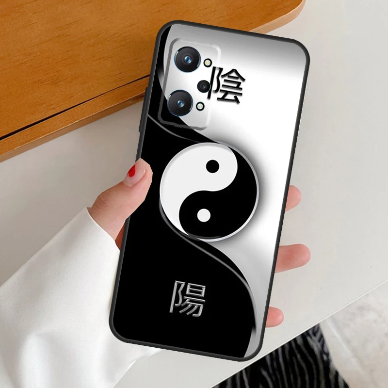 Eight Diagrams Taiji Yin Yang For Realme C53 C51 C55 C67 C30 C31 C33 C35 C21Y C25s GT5 9 10 11 12 Pro Plus GT Neo 6 Case