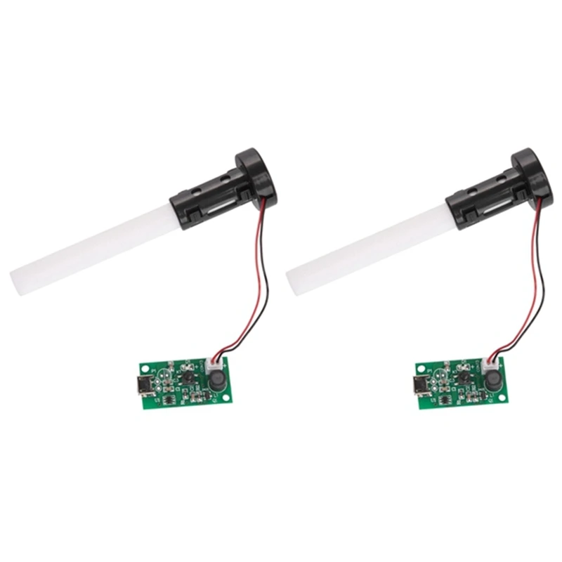 4Pcs USB Mini Humidifier Mist Driver Circuit Board Fogger Atomization Film Atomizer Sheet DIY Kits, Durable Fine Workmanship