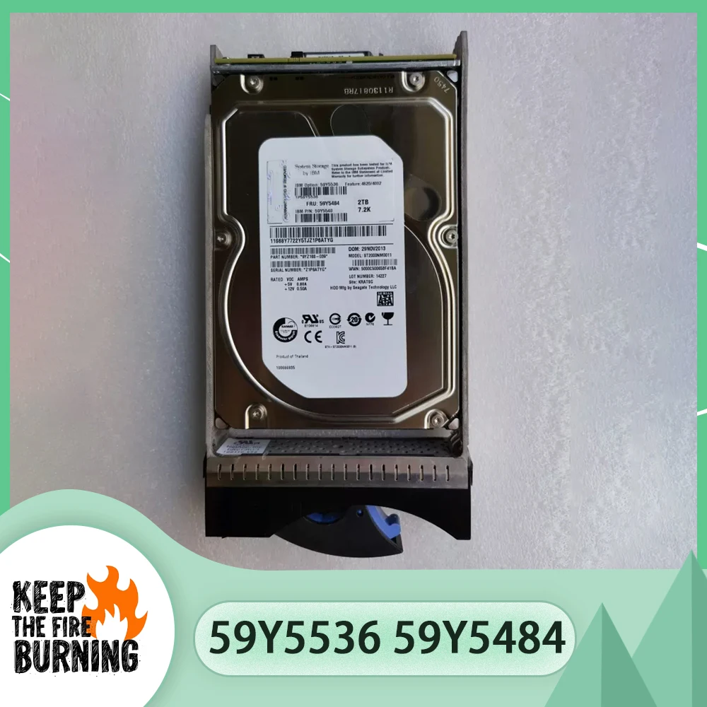 

HDD 4620 59Y5536 59Y5484 2T 3.5'' SATA-FC DS4700 DS5020 Storage Hard Disk For IBM