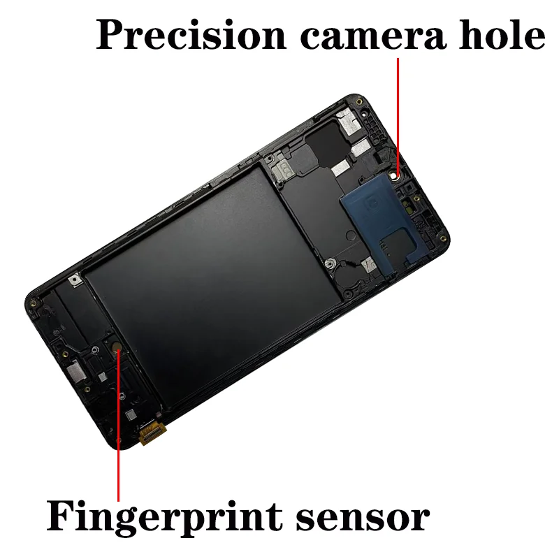 Super AMOLED For Samsung  A71 A715 LCD With fingerprint Display Touch Screen For Samsung A715 A715F A715W A715X