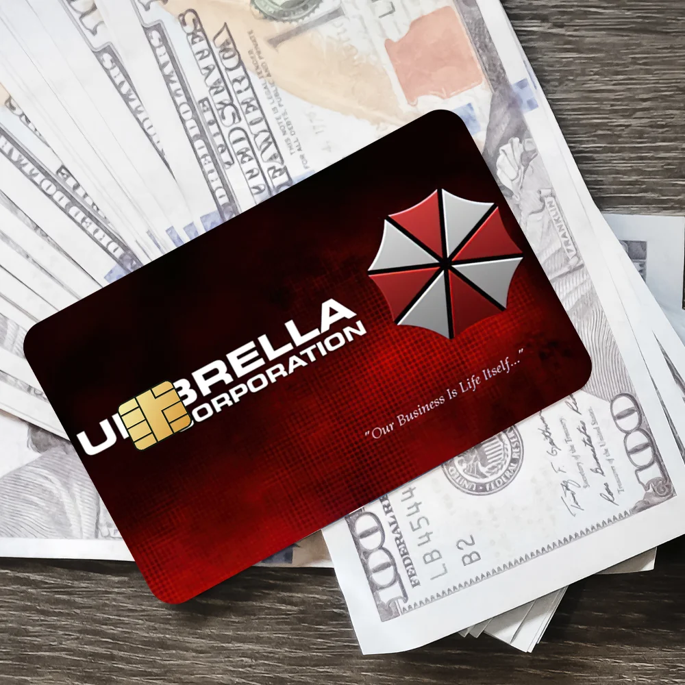 Spiel R-Resident E-Evil Bank Kreditkarten Bus Pass Aufkleber Coole Dekoration Wasserdicht 4PCS Karte – Detail 8