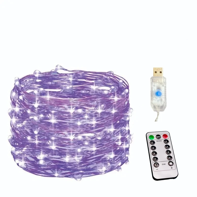 USB Led String Licht 5M/10M/20M/30M 8 Modus Fernbedienung lichter Fee girlanden Hochzeit Weihnachten Urlaub Dekor lampen Neue Jahr