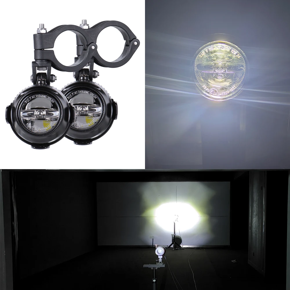 For CFMOTO 450MT 650MT 700MT 800MT 800MT-X 2021-2026 LED Fog Auxiliary Lights Motorcycle Driving Lamp Assembly Universal E24 image 3