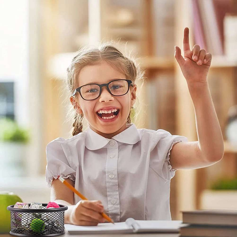 

4 Pcs Jewelry Paper Clip Barrel Office Work Desk Storage Holders Iron Paperclip