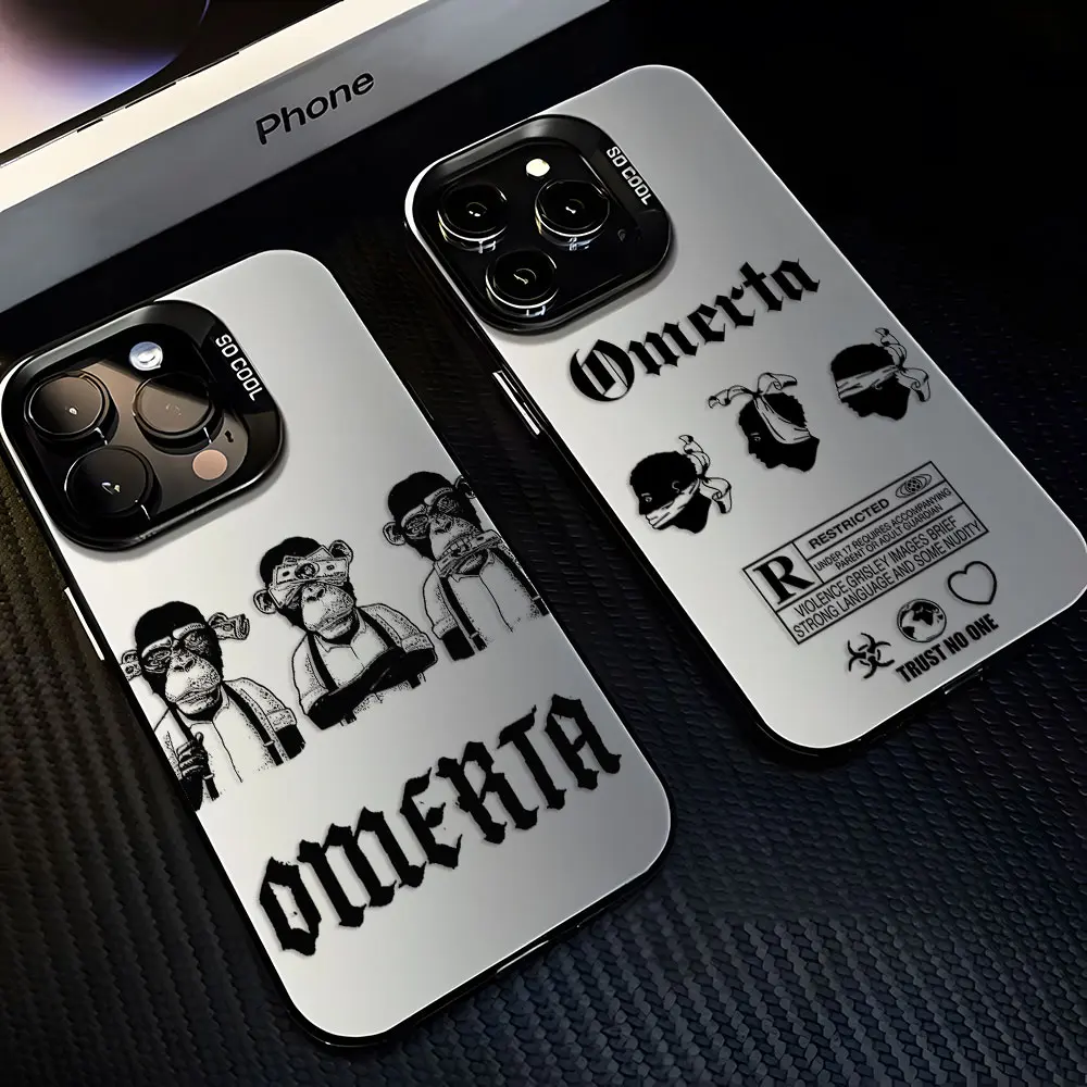 Fashion Omerta Maes Hot Phone Case For iPhone 16 15 14 13 12 11 mini Pro Max X XR XSMAX 8 7 Plus Anti Fall Matte Back Cover