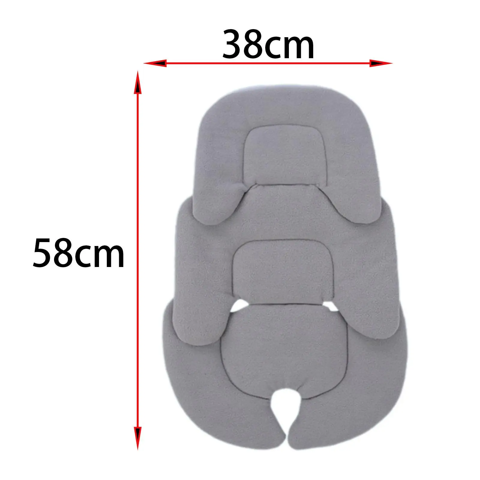 Universal Thick Liner Mat para Stroller, Almofada macia do assento de carro, Almofada confortável para Pram, Pushchair