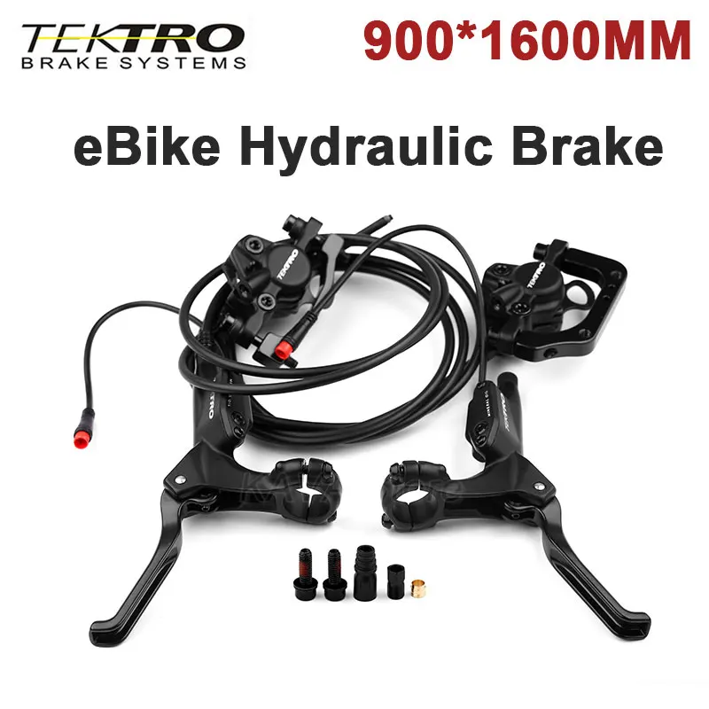 Tektro E350 E3520 rower elektryczny hamulce hydrauliczne przód tył 900mm/1850mm eBike hamulce tarczowe dźwignia wyłączania wirniki podwójny tłok