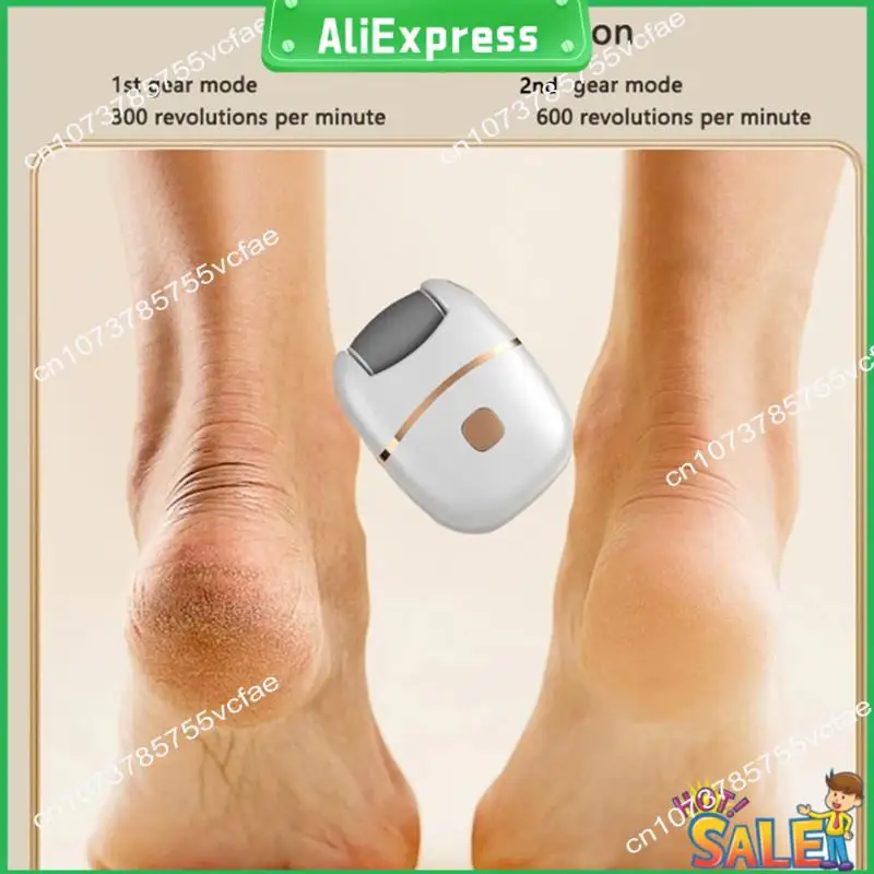 A04R Pediküre-Werkzeuge, professionelles Fußpflege-Werkzeug mit 2 Schleifköpfen unterschiedlicher Dicke