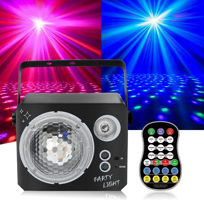 

Disco Magic ball стробоскоп КТВ освещение ночного клуба дистанционное тонкое USB 5 В маленькие диско-светильники