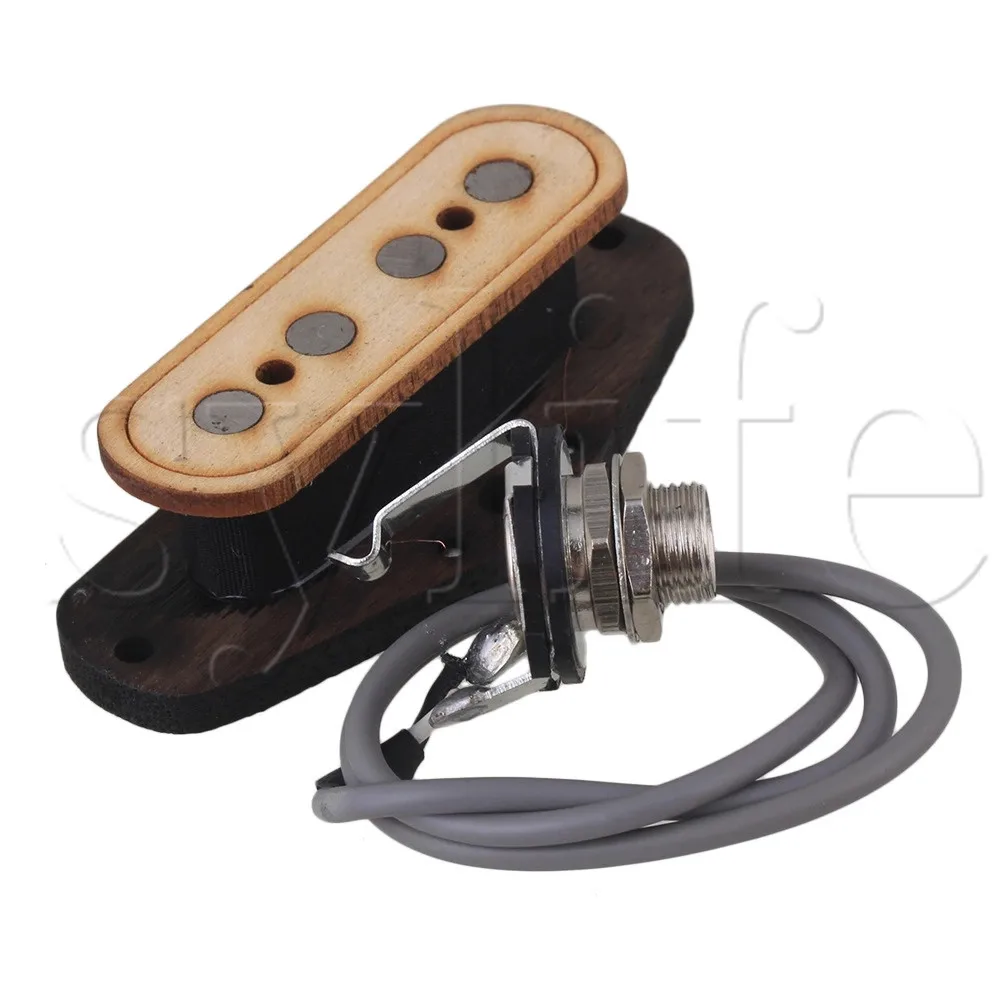 6.35 mm Hole Dia 4 String Bass Pickup  for Electric Cigar Box Guitar Wooden