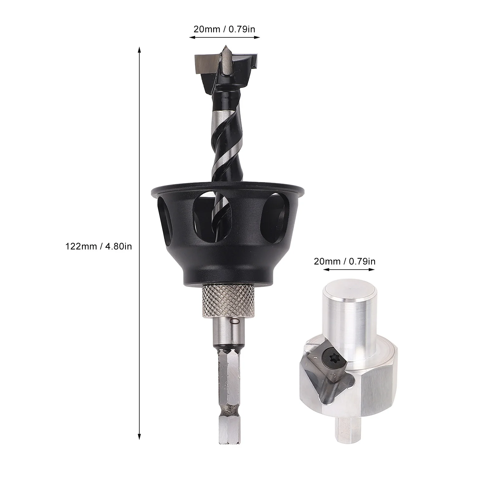 Straight Hole Drilling Fixture Set  Ergonomic Design Rugged Lightweight Vertical Drill  Locator Aluminum Alloy for Woodworking