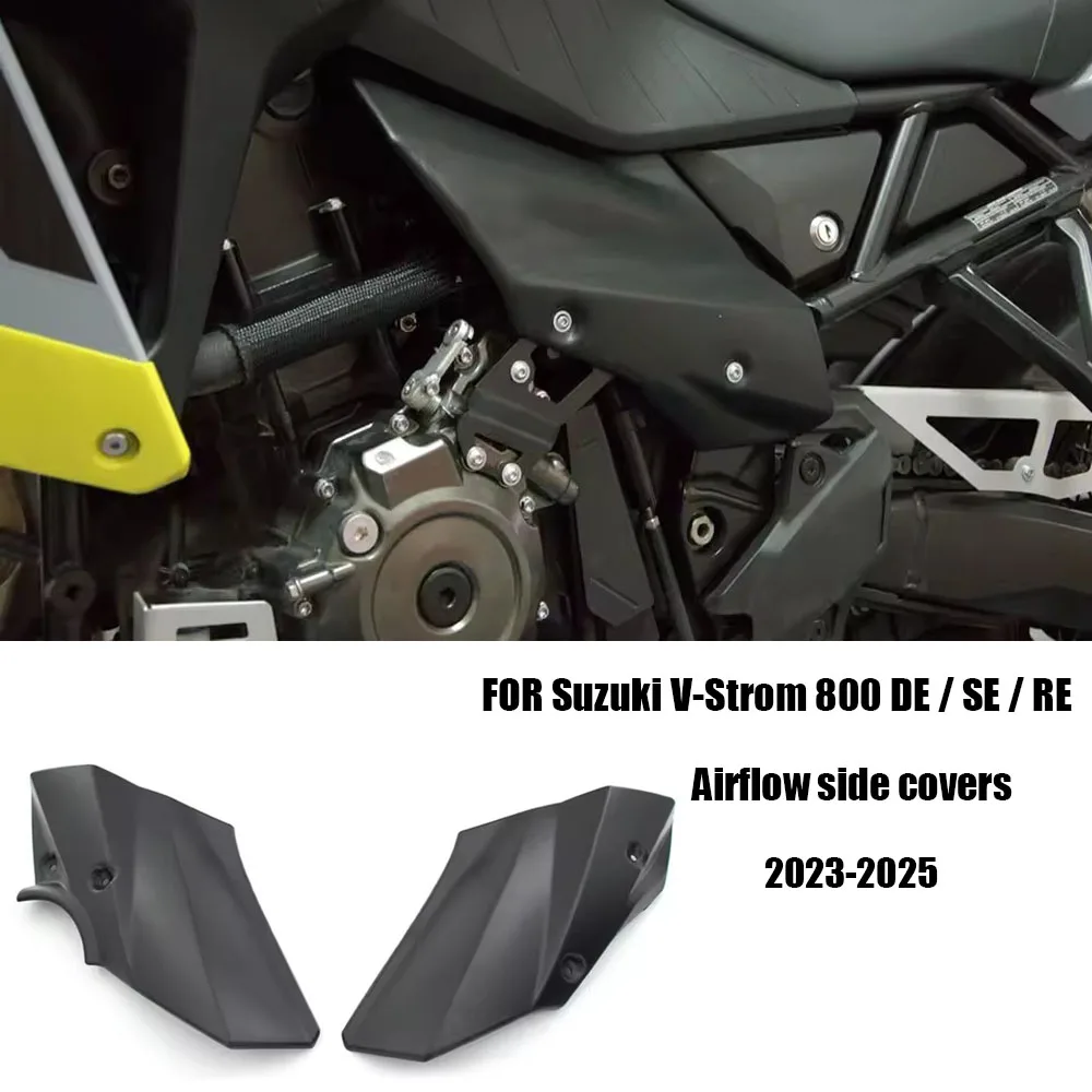 

Для Suzuki V-Strom 800 DE/SE/RE мотоциклетные боковые крышки с воздушным потоком, боковой обтекатель 800DE, защита панели, защита тела 2023-2025