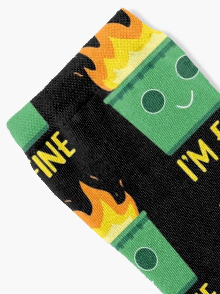 I'm Fire Dumpster fire Socks