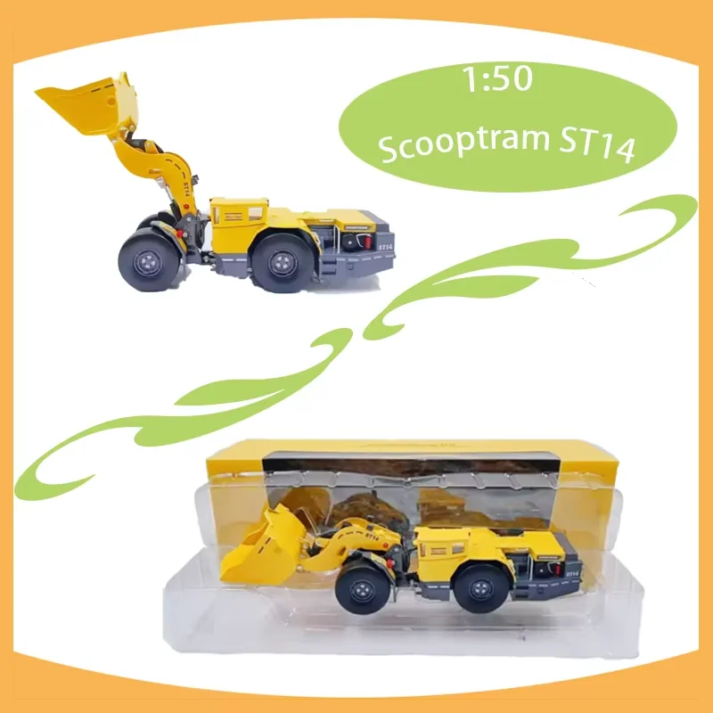

Литой под давлением сплав, масштаб 1:50, Scooptram ST14, подземный погрузчик, инженерная модель автомобиля, коллекция, украшение для дисплея, игрушка в подарок