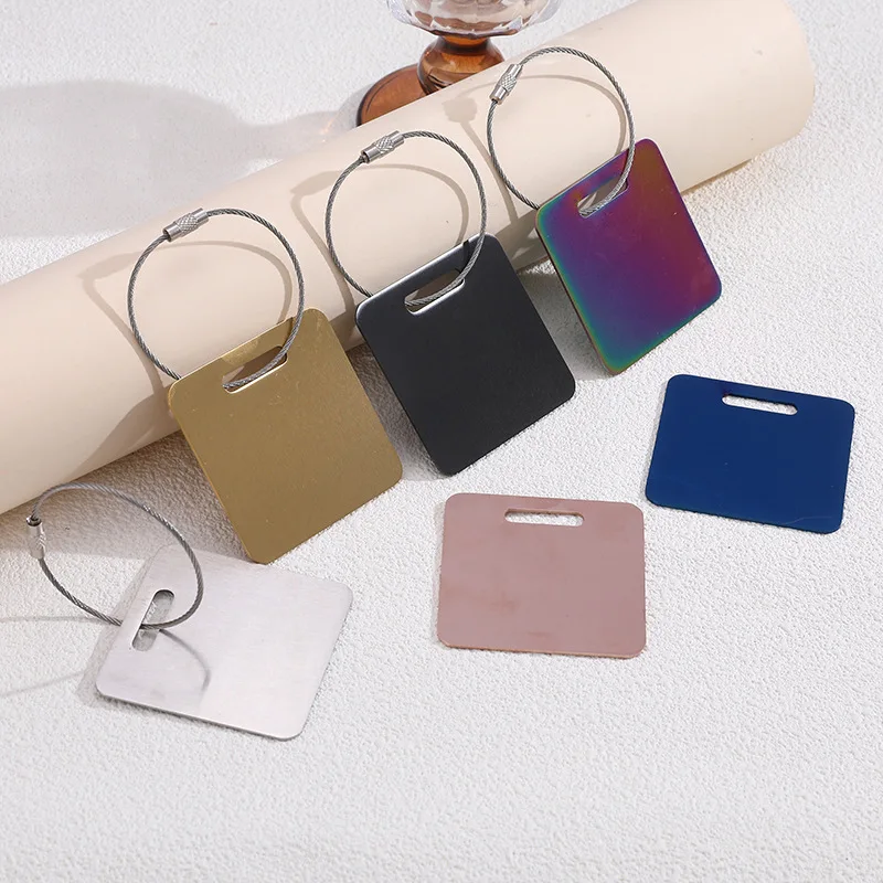 Benutzerdefinierter Text, langlebiger Gepäckanhänger, personalisierte Gravur, Rucksäcke, Koffer, perfektes Geschenk zum Valentinstag, Reisetaschenanhänger – Detail 7