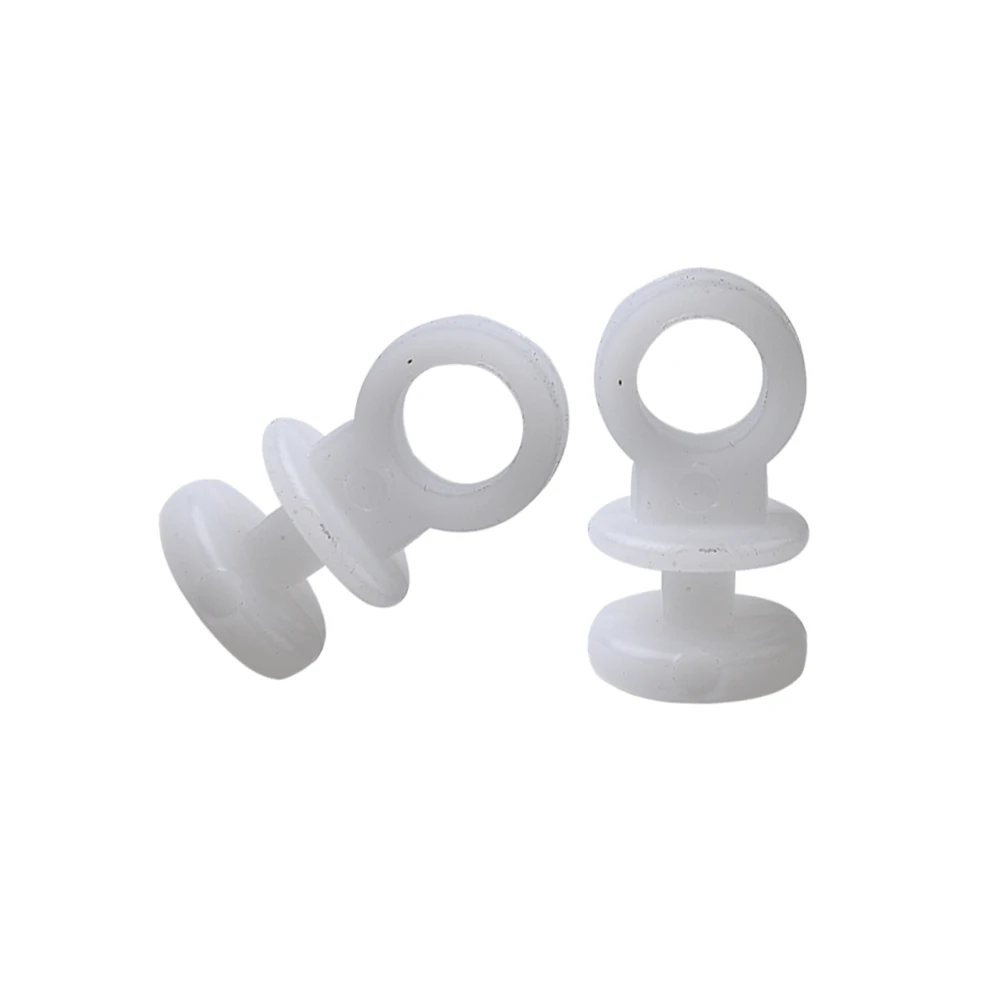 Corredor branco para Caravan Boat, Ferramentas Úteis, Cortina Track, Glliders, Forte, Resistente, Mais Recentes, 50x Track Hooks, 50X