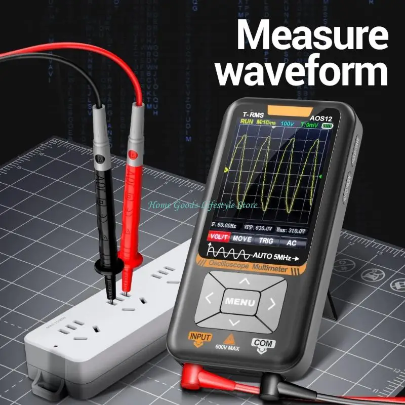 E74E 디지털 오실로스코프 멀티 미터 2 in 1 Anti Burn Designs Easy Carry Multimeter