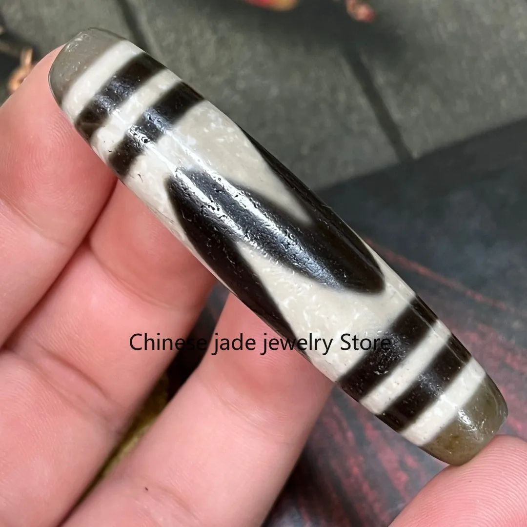 Тибетский буддизм, агат, зубы тигра, тотем Дзи, бусина, амулет, ожерелье, кулон m558