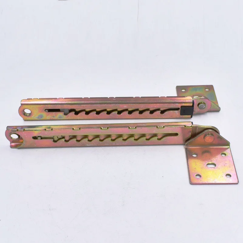 10 Gear Angle Lifting Rod Hinge with Bracket ,Desk ,Adjustable for Cabinet 1pair