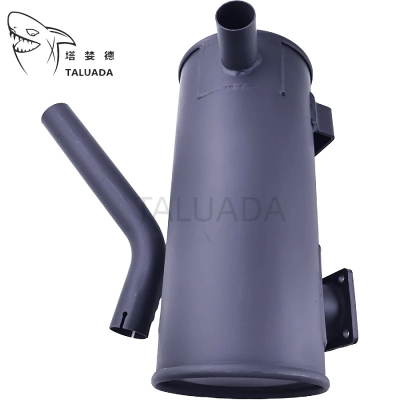 

Muffler New For Excavator VIO75 Engine Black Excauster with Tail Pipe Excaust Pipe Heavy Duty Equipment Parts High Quality