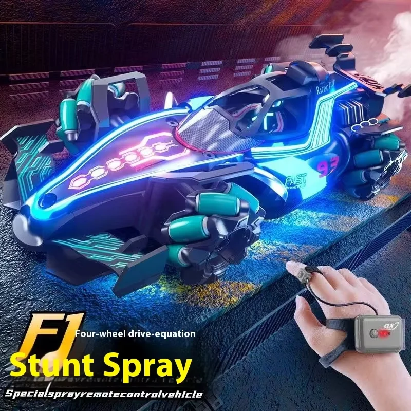 

F1 Equation 4WD Remote Control Car Stunt Racing & Drifting Toy with Light Effect for Children Kids Gift RC Electric Vehicles