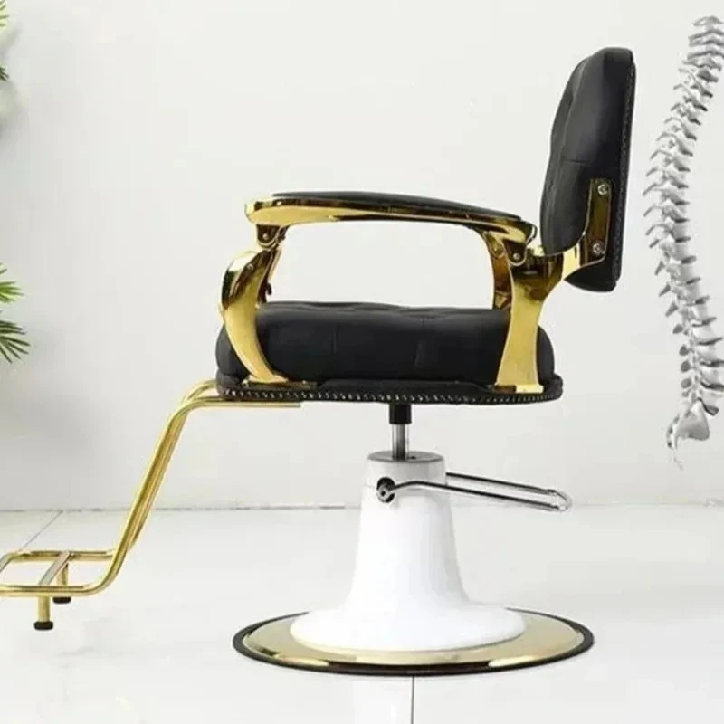 Portable Stylist Salon Chair Delicate Trendy Vintage Barber Chair Aesthetic Personalized Luxury Silla Barberia Salon Furniture