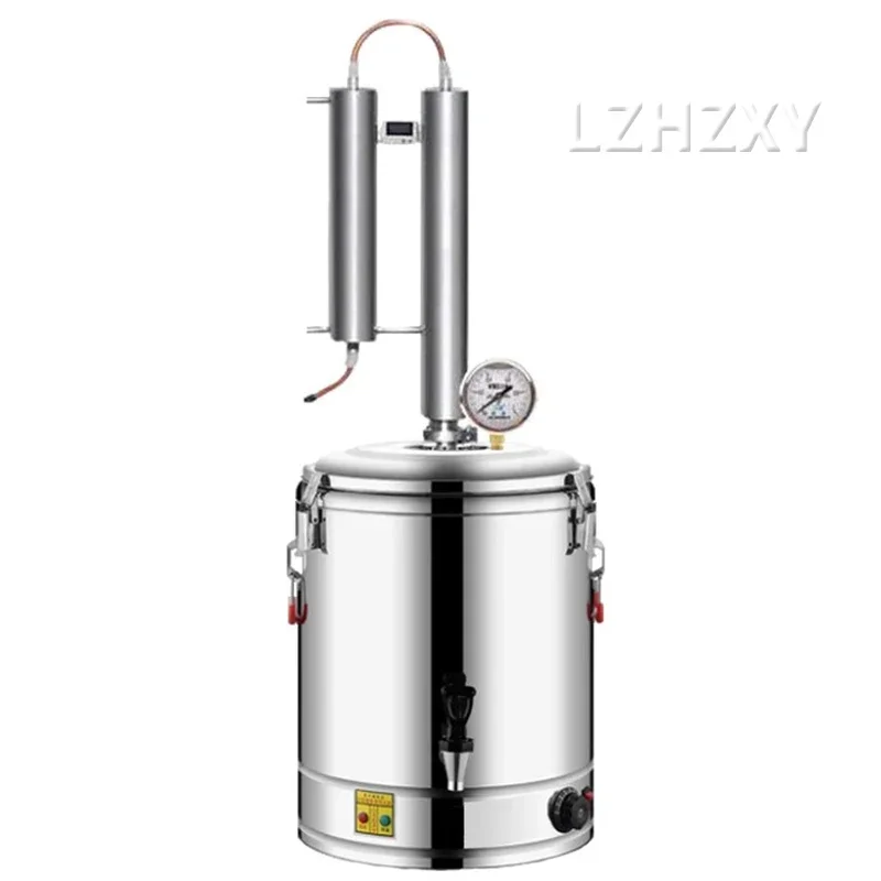 50L Water Distiller Wine Steamer Brewing Equipment Roasting Wine Machine Water Filter Wine Brandy Essential Oil Brewing Kit