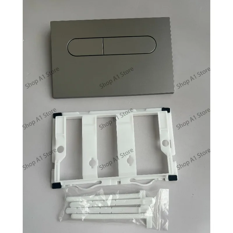 Suitable for Wall Water Tank Flush Panel Gun Gray Squat Concealed Water Tank Extension Button