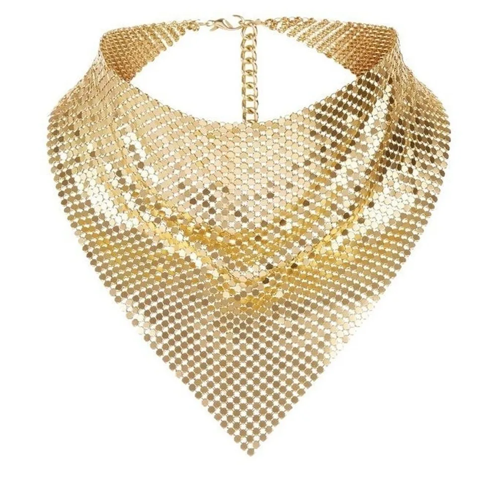 

Neckwear Headscarf Sequined Triangle Scarves Korean Style Neck Wrap Bandanas Necklace Headkerchief Shawl Headband Party