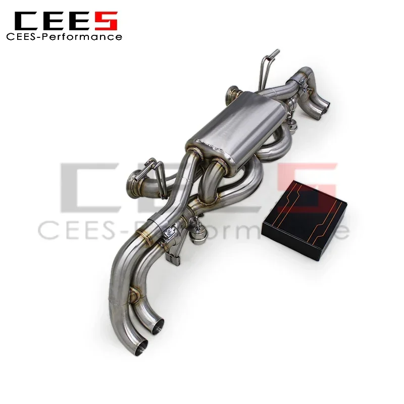 CEES Catback Exhaust Pipes System for Audi R8 V10 5.2L 2008-2016 Stainless Steel Escape Exhaust Pipe Muffler