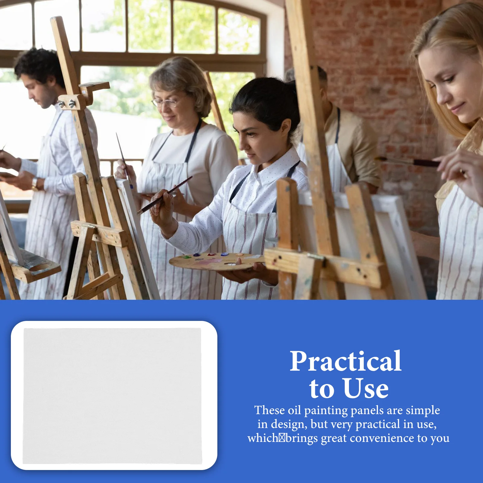 

Canvas Painting Set Pure Cotton Boards Acrylic Oil Art Supplies Blank Drawing Board Panels For Use