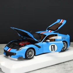 BBR 1:18 F12 TDF #171 Simulation Limited Edition All Open Alloy Metal Static Car Model Toy Gift