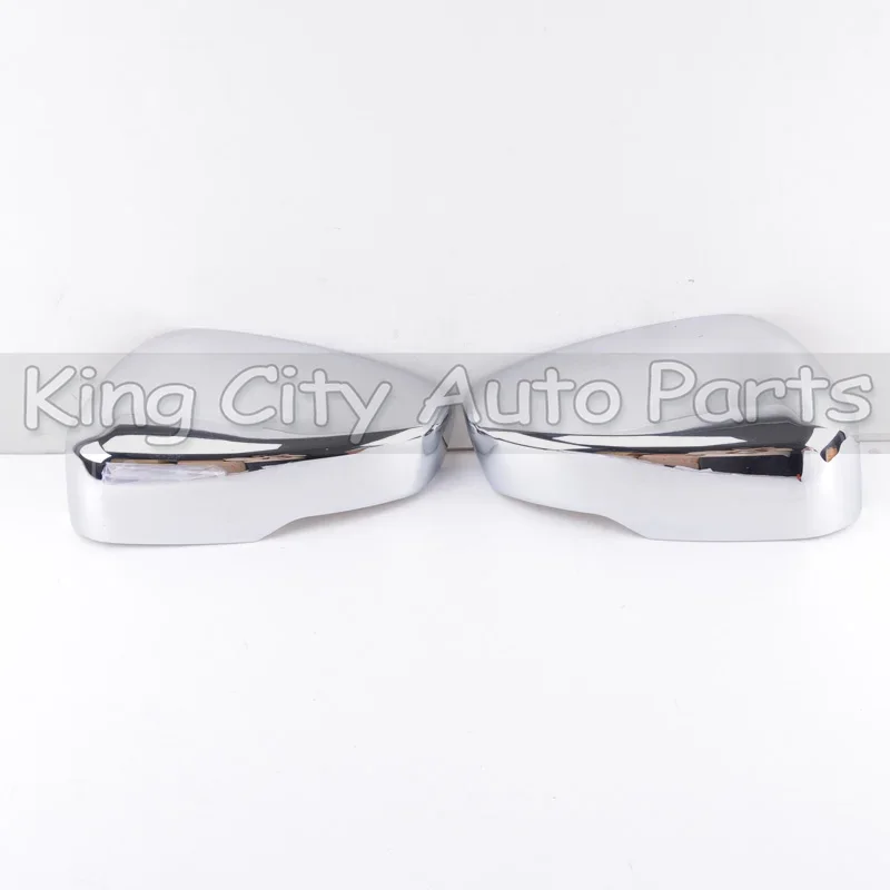 

2PCS For Mitsubishi Eclipse Cross Chrome Rearview Mirror Trim Cover Side Mirror Housing Rear View Mirror Garnish Lid Shell