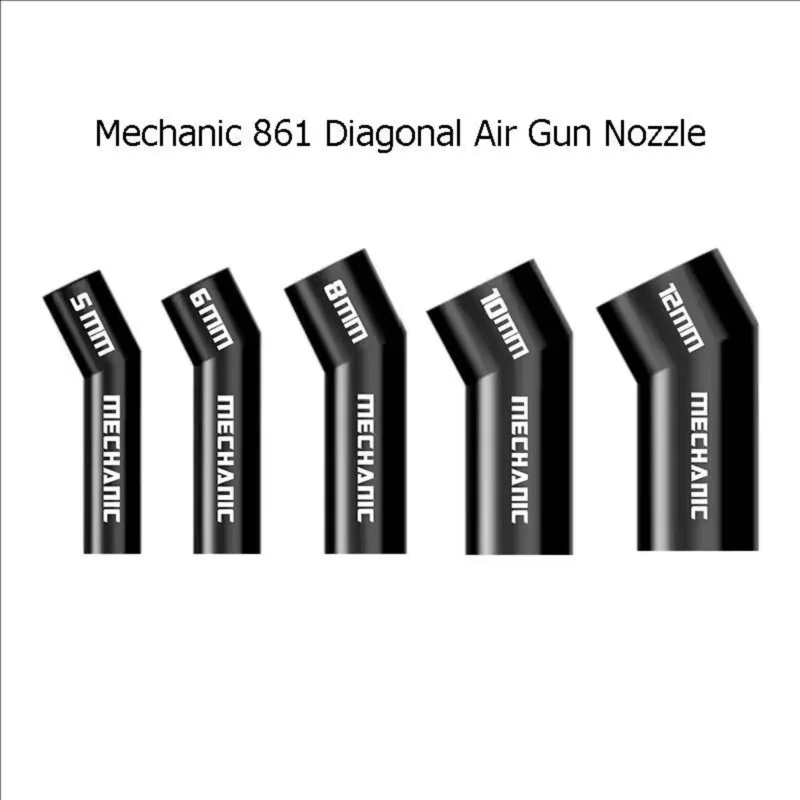 MECHANIC 5IN1 861 Series Heat Gun Nozzle 5 6 8 10 12 mm Oblique blow Nozzle For 861DW 861Pro Integrated Elbow Hot Air Station