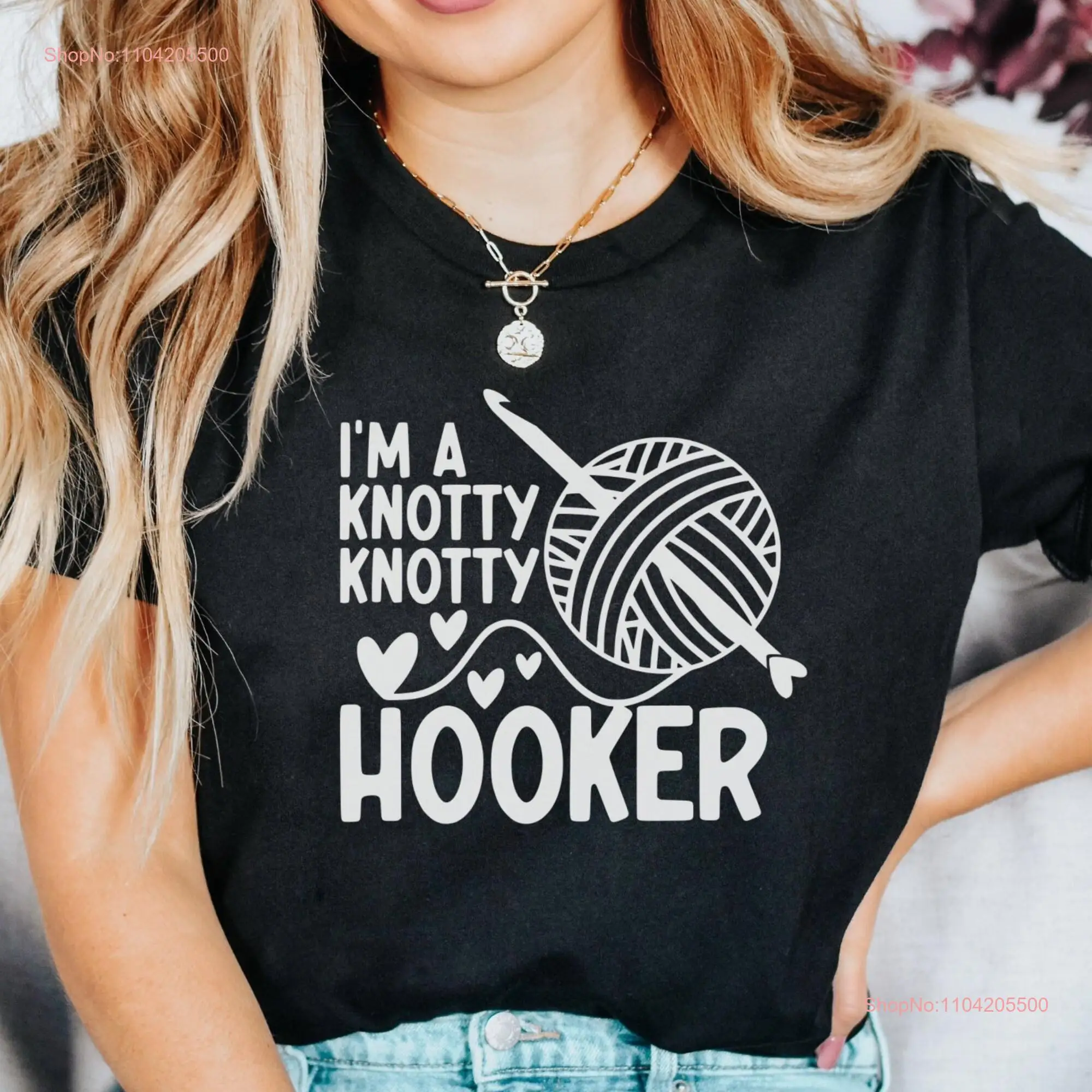 Funny Crochet T Shirt for Crocheter s Lover Humor Yarn Hook long or short sleeves