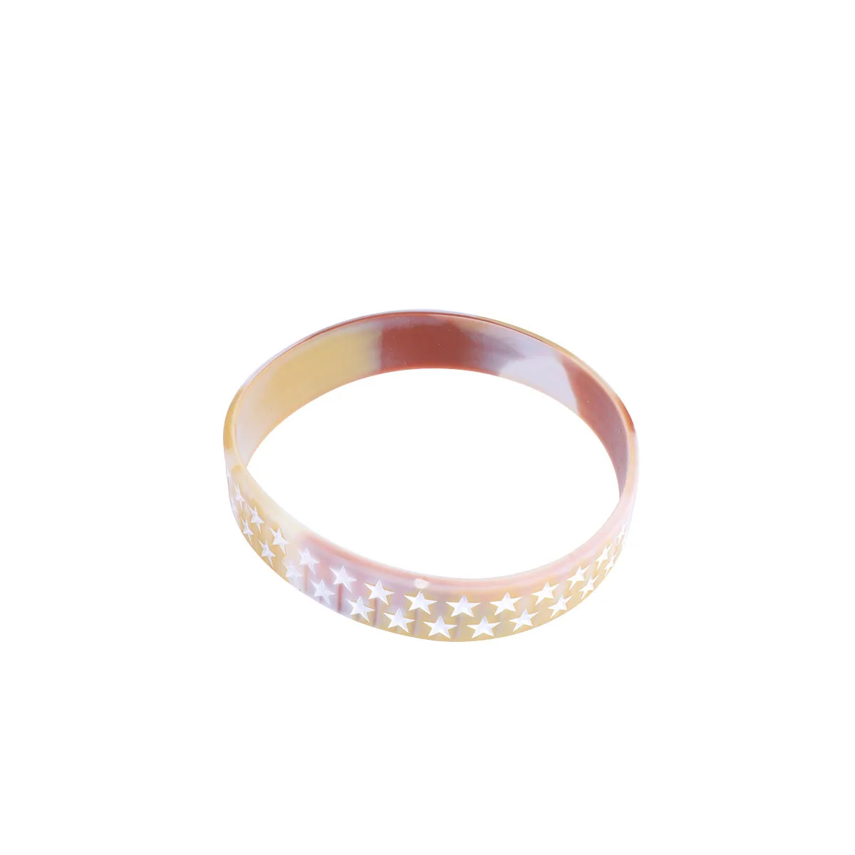 

3Pcs Silicone Wrist Straps Premium Flexible Bracelet 2020 Election Design Bright Color Printed Party Wristband for Republican