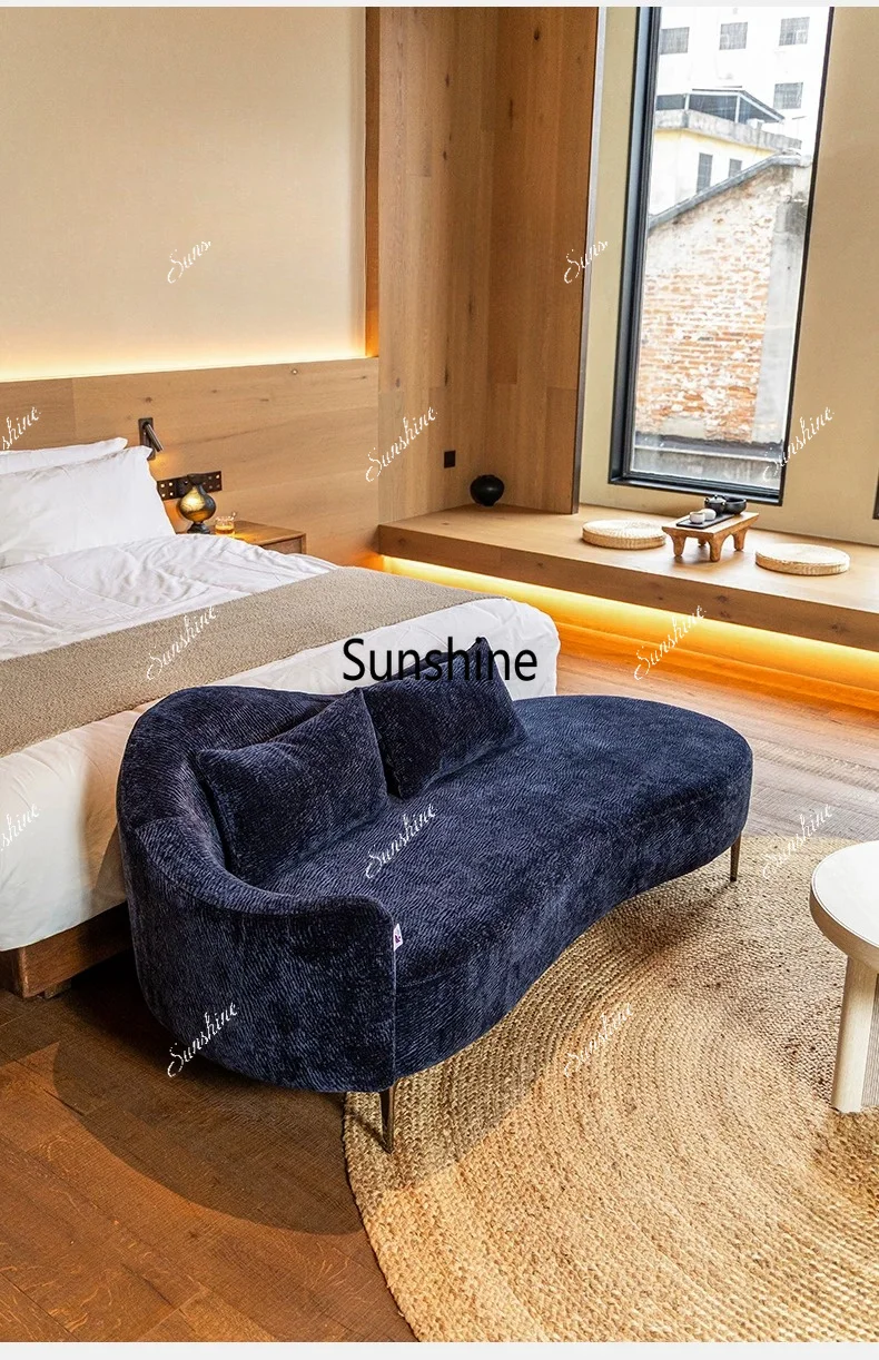 Bedroom chaise longue master bedroom changing stool household
