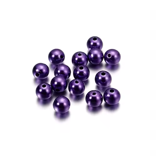 10-1000pcs/lot 3-20mm Straight Holes Acrylic Imitation Pearl Beige Bracelet Round Beads For DIY Craft Jewelry Making Supplies - Image 22