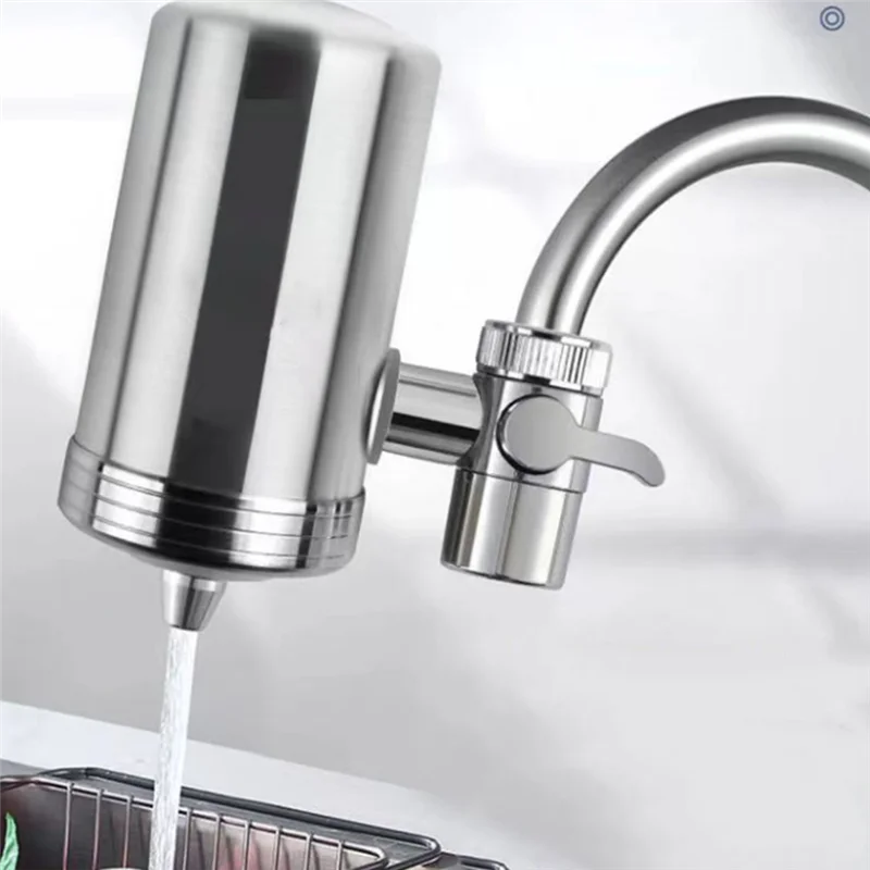 Stainless Steel Faucets Water Purifier Household Tap Water Direct Drinking Kitchen Water Filter Remove Water Pollutants Durable