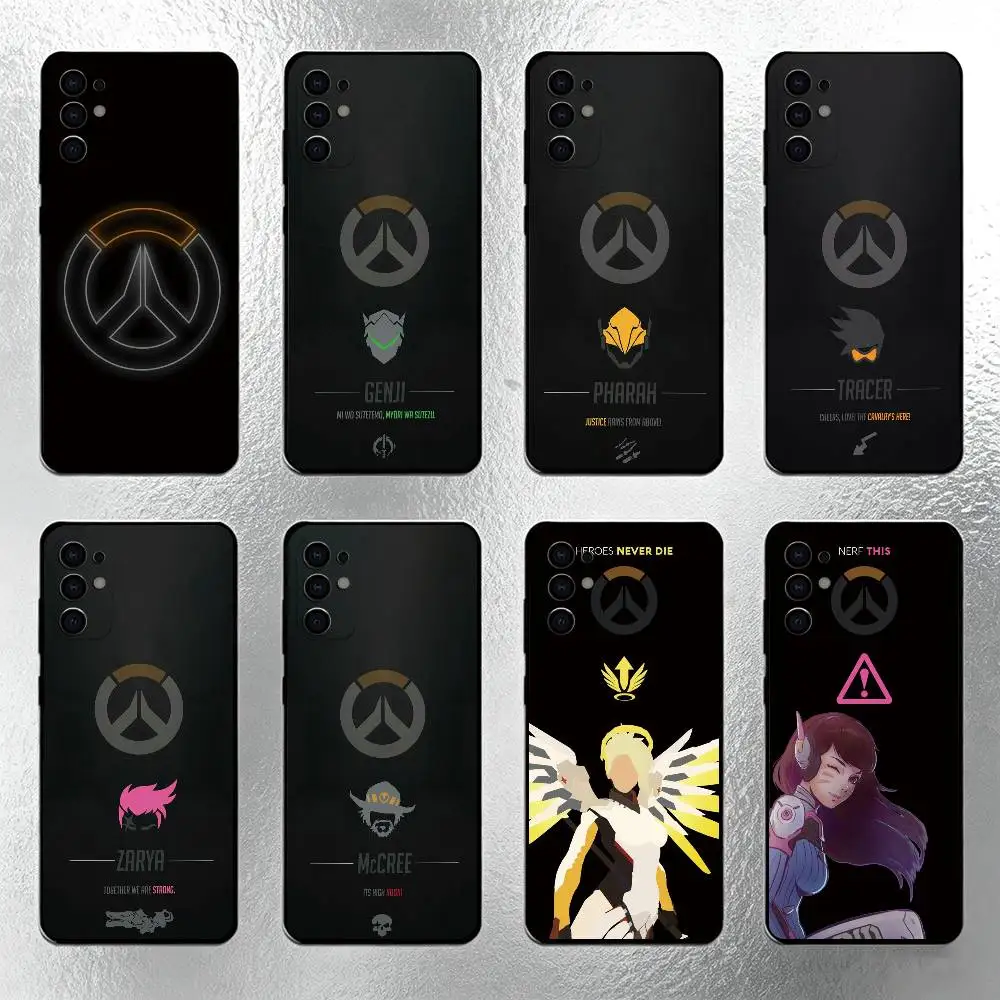 G-Game O-Overwatch Phone Case For Samsung S25,S24,S21,S22,S23,S30,Ultra,S20,Plus,Fe,Lite,Note,10,Black Cover