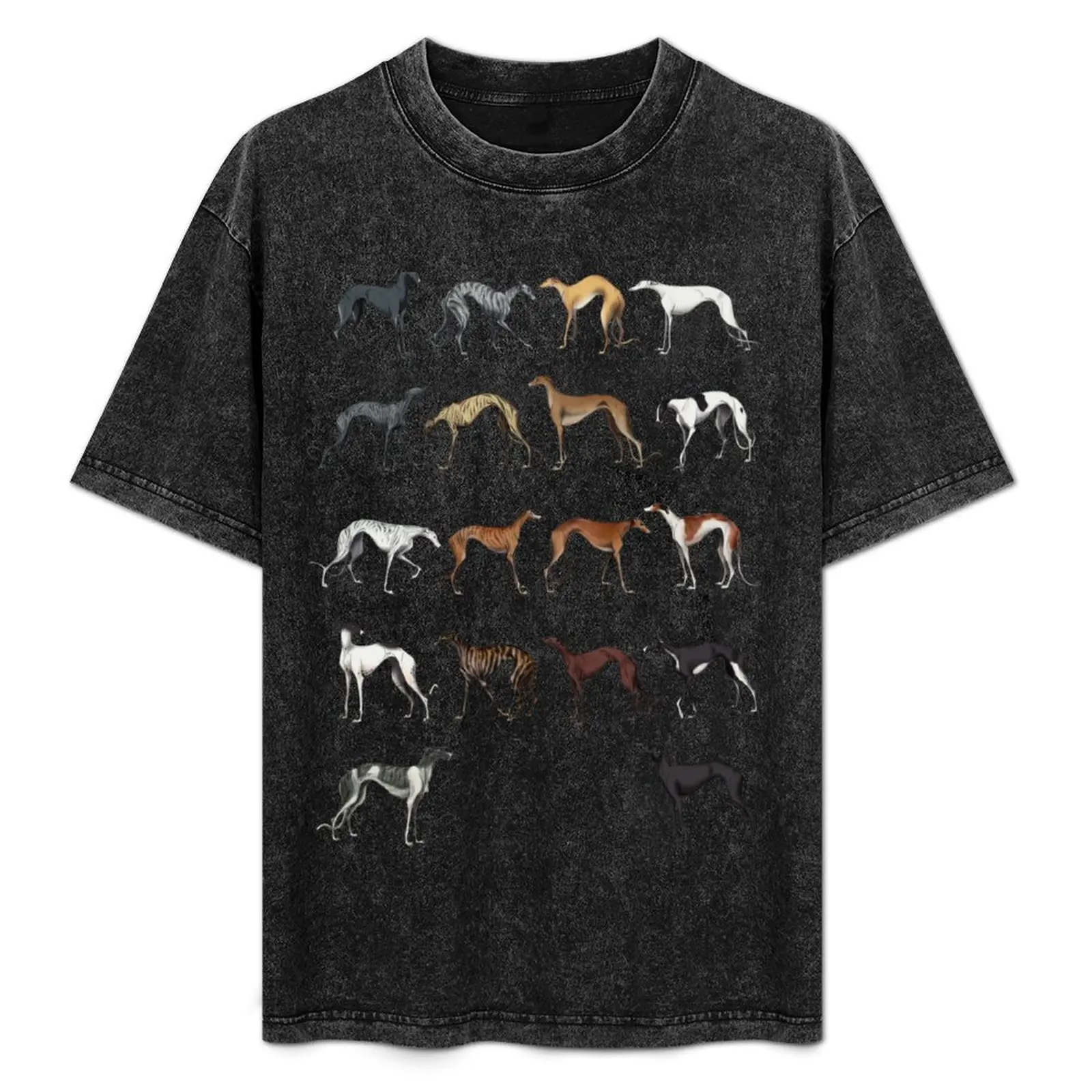 Galgo Colours T-Shirt Relaxed Casual Short Sleeve Tee
