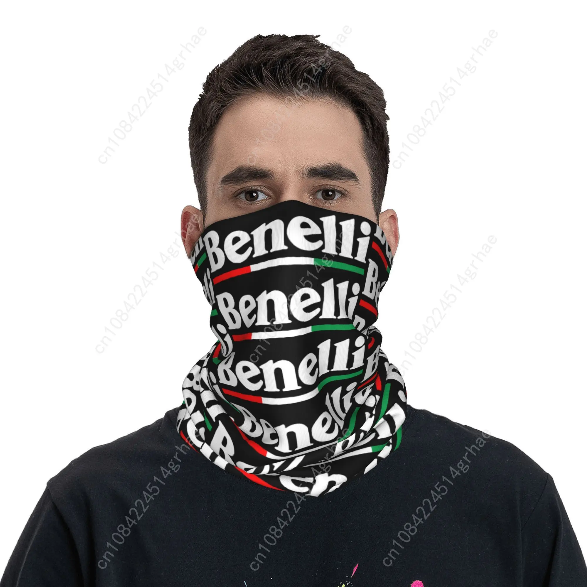 Personalizado B-Benellis Design Bandana Pescoço Mais Quente Homens Mulheres Inverno Esqui Caminhadas Cachecol Polaina Capa Facial
