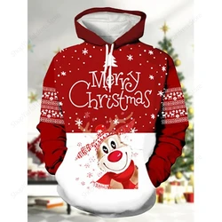 Merry Christmas 3d Print Hoodie Men Women Fashion Christmas Hoodie Sweatshirt Boy Coats Women Sweats Animal Elk Tracksuit Teens