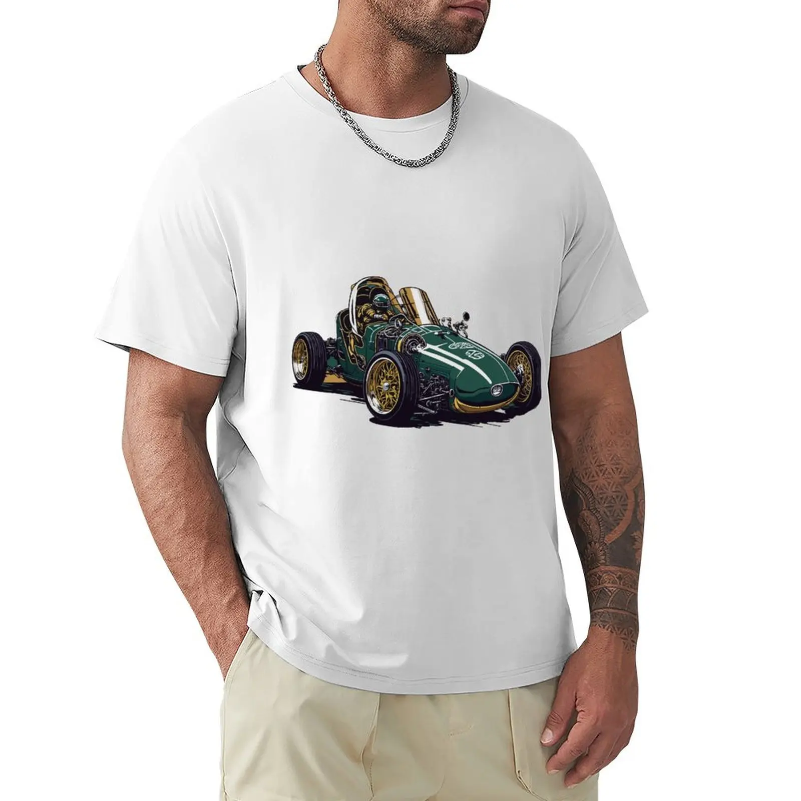 Caterham Retro T-Shirt summer tops sports fans men workout shirt