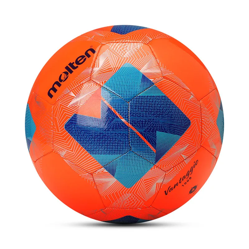 2025 كرة القدم المنصهرة مخيط بالآلة كرة القدم الحجم الرسمي 5/ 4 للجنسين مادة البولي يوريثان لينة مقاومة للاهتراء كرة التدريب المنافسة